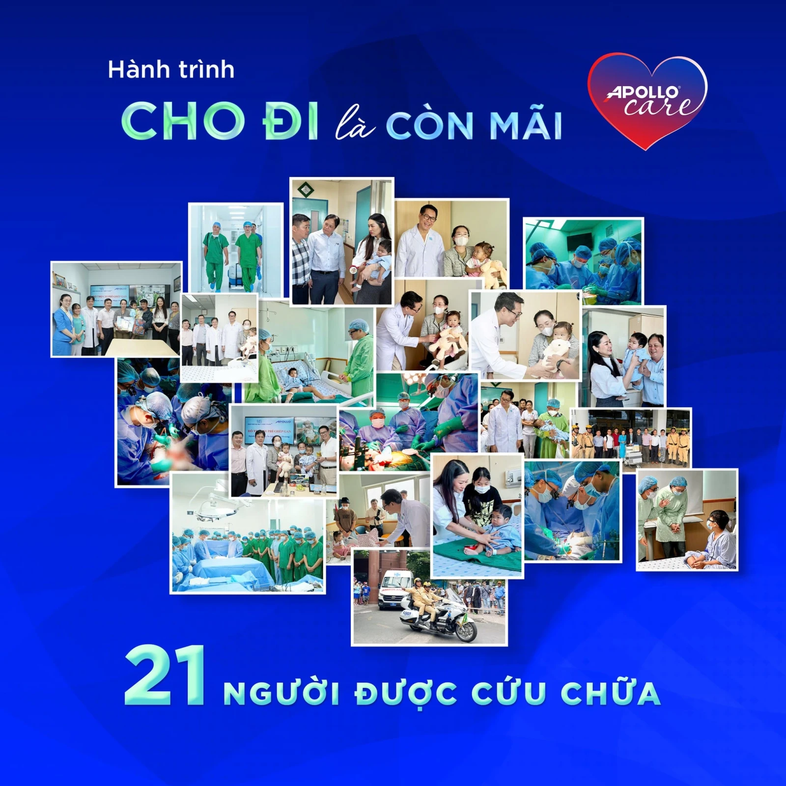 Cùng Apollo Care nhìn lại hành trình hơn một năm của dự án bảo trợ mổ tim và ghép gan cho bệnh nhi có hoàn cảnh khó khăn